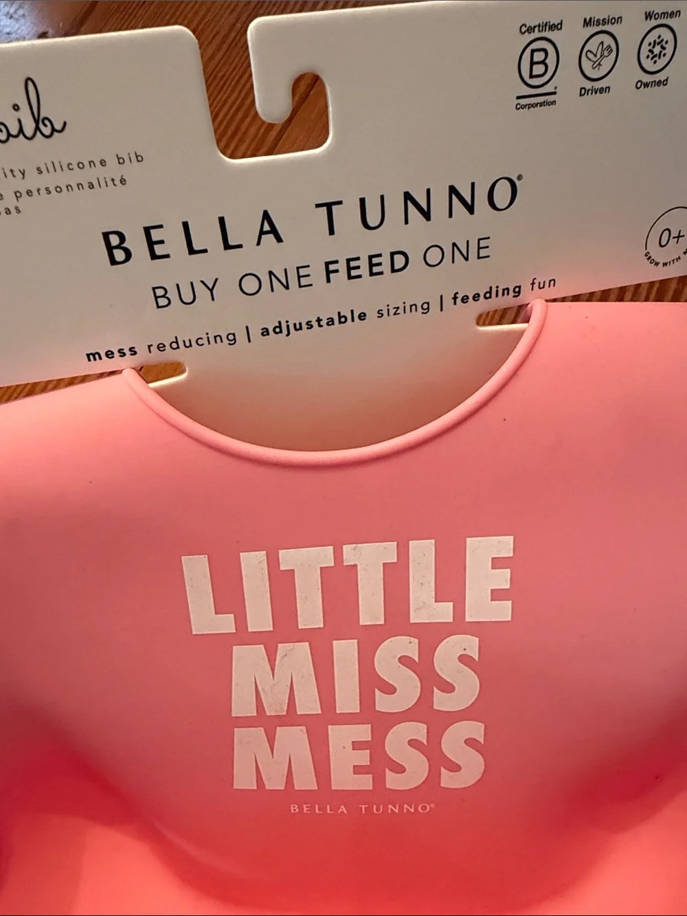 BELLA TUNNO Pink Wonder Bib - 